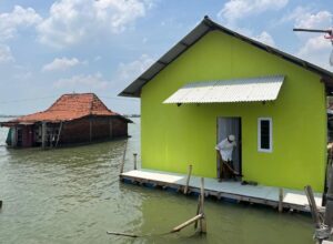 Rumah Apung timbulsloko Demak
