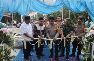 Peresmian Jembatan Merah Putih Polres Demak