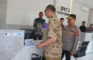 Polda Jateng Supervisi SPKT Polres Demak
